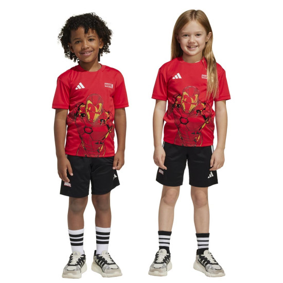 Adidas Παιδικό σετ Marvel Iron Man Tee and Shorts Set